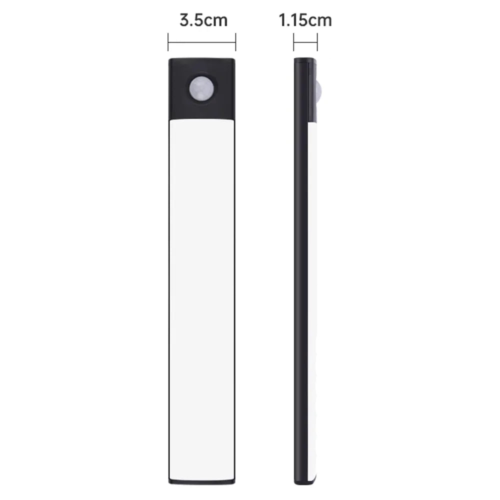 Cabinet Light USB Rechargeable Motion Sensor Led Light For Kitchen Wardrobe Cabinet Lighting 10cm/20cm/40cm/60cm LED Night Light - WOF