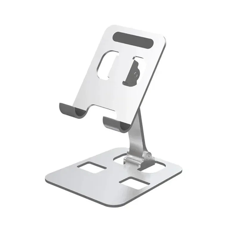 Fashion Universal Foldable Desk Phone Holder Mount Stand For iPhone 12-17 Mobile Phone Holder Tablet Desktop Metal Holder - WOF