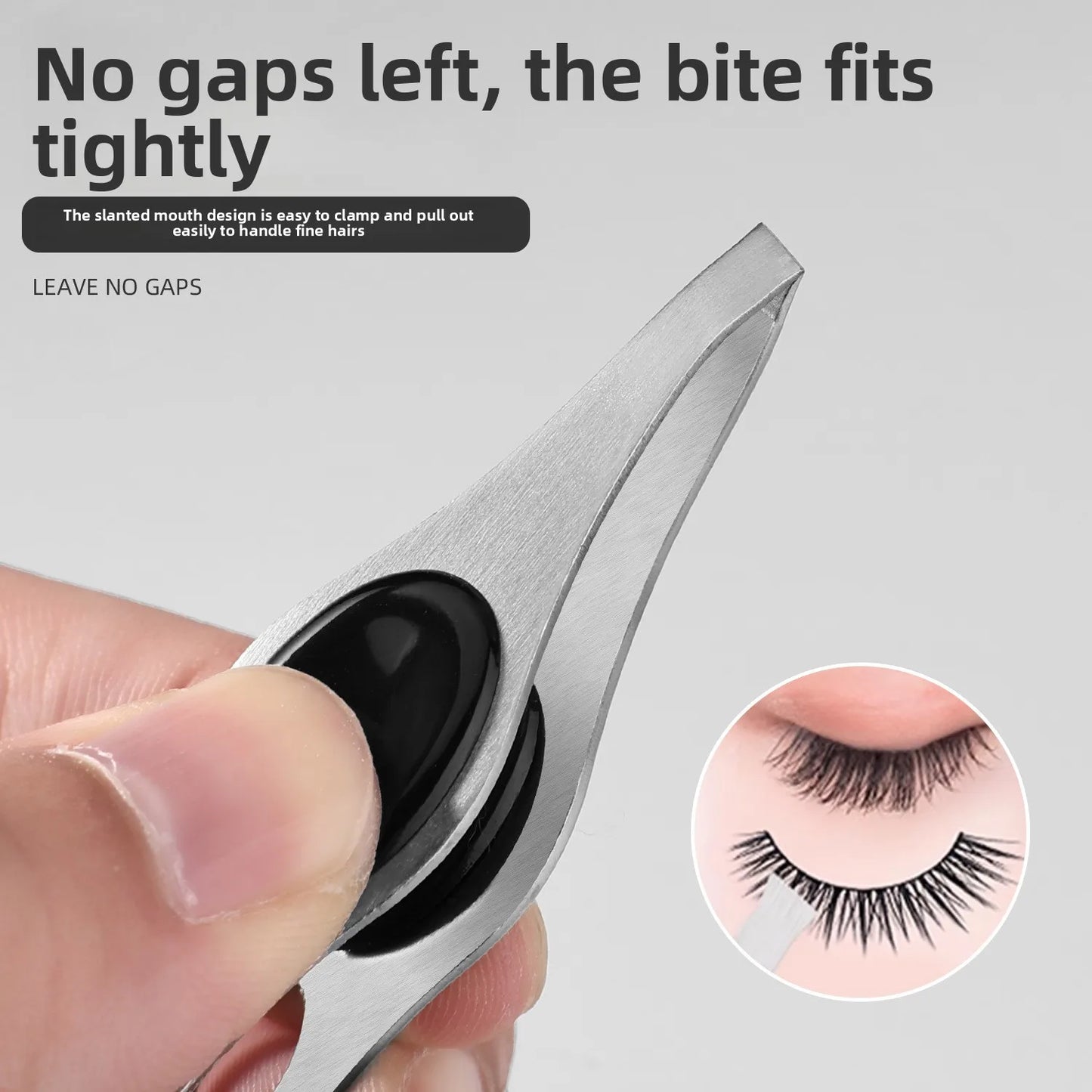 1pcs Hot Sales Portable Stainless Steel Button Cell Smart Design Eyebrow Hair Remove Tweezer with LED Light Makeup Tool