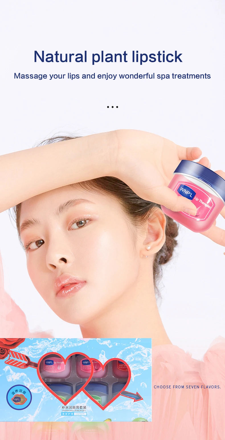 8/6/4pcs Moisturizing Lip Balm Set Lip Care Moisturizing Base Natural Plant Base Moisturizing Crack Lip Care Jelly Moisturizer