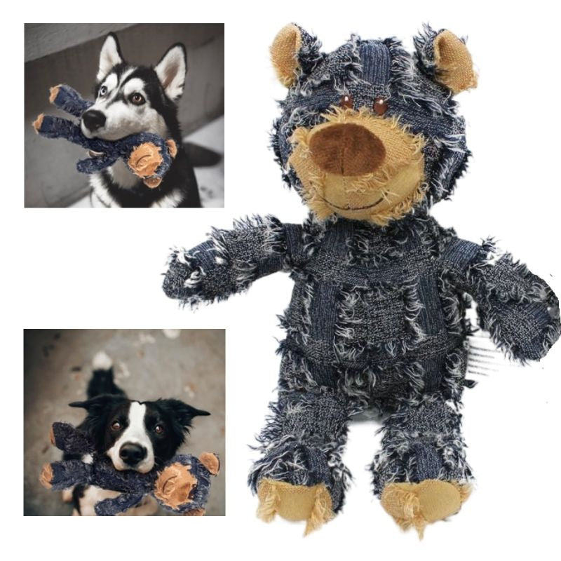 Pet Teddy Bear Soundmaking Toy Plush Interactive Dog Toy