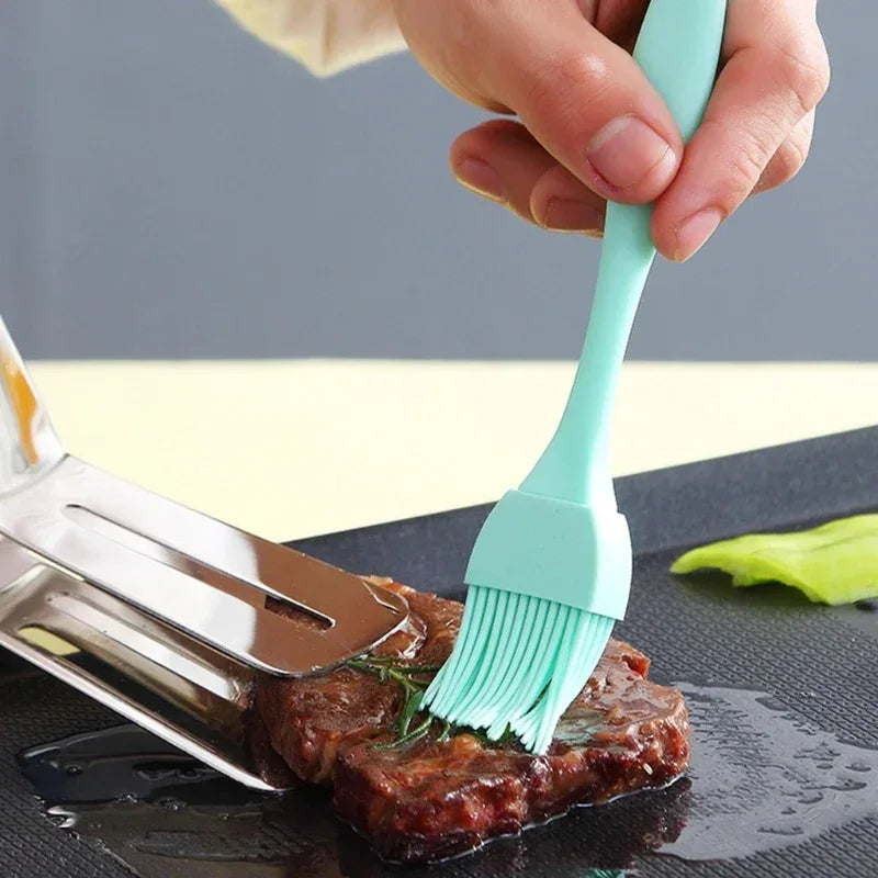 Food Grade Silicone Oil Brush BBQ Barbecue Brush Kitchen Pancake Brush Oil Brush Sauce Brush Kitchen Small Tools - WOF 
