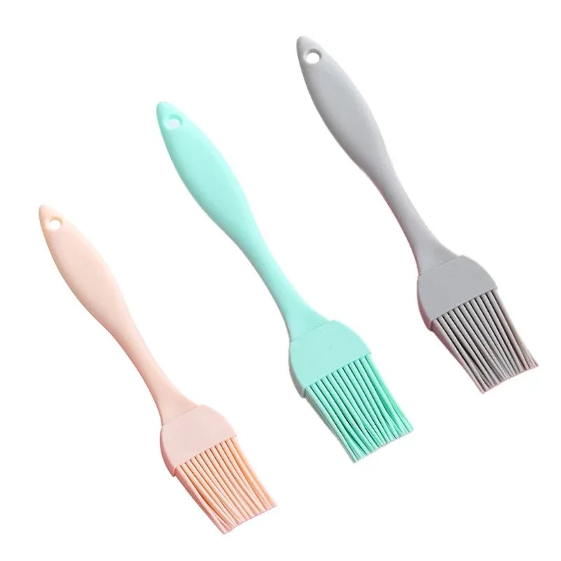 Food Grade Silicone Oil Brush BBQ Barbecue Brush Kitchen Pancake Brush Oil Brush Sauce Brush Kitchen Small Tools - WOF 