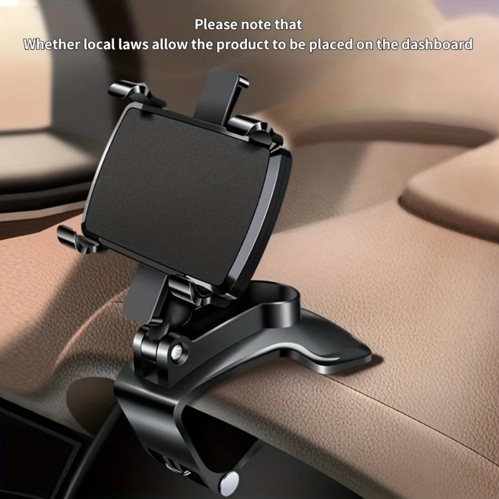 Universal Car Dashboard Phone Holder 360° Rotation Smartphone Car Stand For iPhone Samsung Xiaomi Portable GPS Navigation Holder
